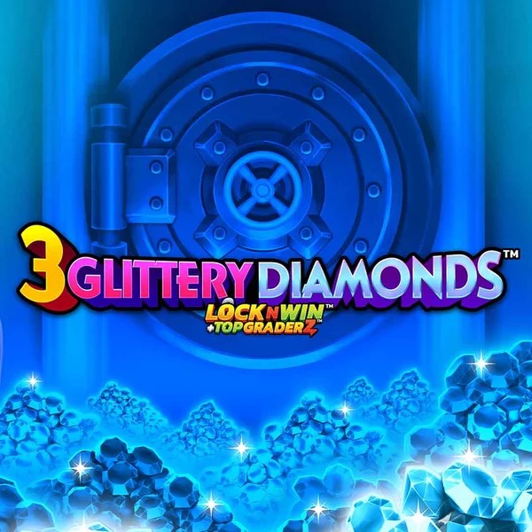 3 Glittery Diamonds game by PearFiction Studios – logo hosted on Tip Top Casino